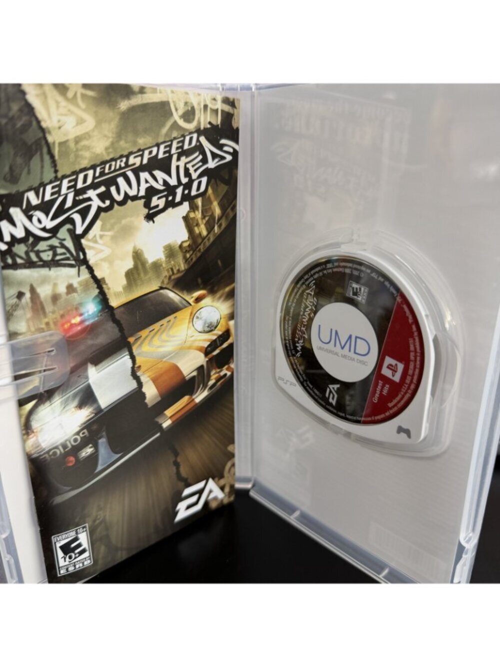 Need for Speed Most Wanted 5-1-0 Sony PSP Greatest Hits EA Games With Manual - Picture 3 of 3